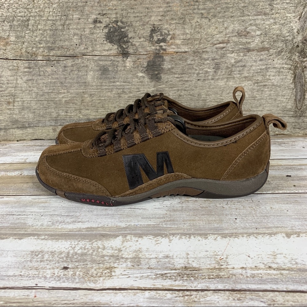 Merrell Dark Earth Lace Up Shoes